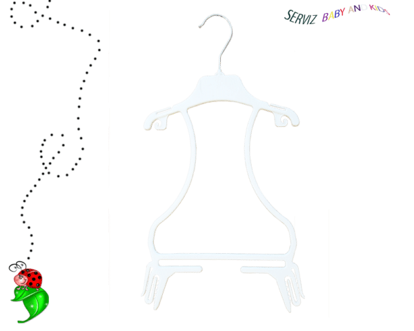 PERCHA PARA BEBÉ Y NIÑO CON GANCHO DE METAL