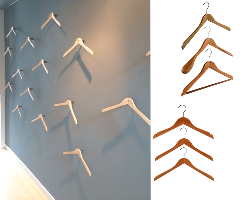 Wooden hangers