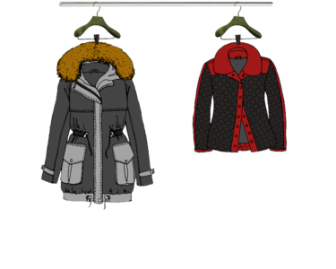 Abrigo y chaqueta